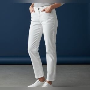 Tailormade Jeans Women's 10 White Tapered Cotton Blend 31x25